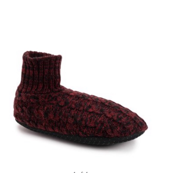 Men's Cuff Slipper Socks - Picture 4 of 4